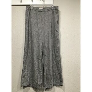 H&M Wide Leg Pants in Light Gray